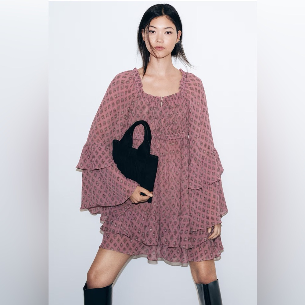 H&M Patterned Mini Dress - Picture 2 of 5
